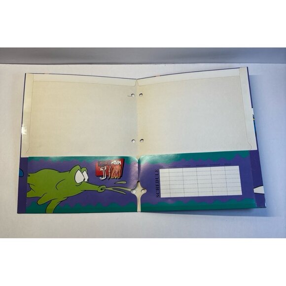 Vintage (1995) Earthworm Jim School Folder (RARE)‎ - Picture 4 of 7